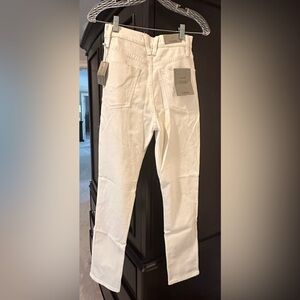 Hudson Harlow NWT Harlow Off White Jeans